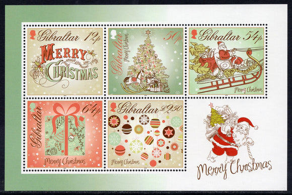 Gibraltar. 2013 Christmas. MNH