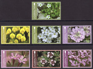 Gibraltar. 2014 Sepac. Flowers. MNH