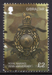 Gibraltar. 2014 350th Anniversary of Royal Marines. MNH