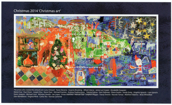 Gibraltar. 2014 Christmas. MNH