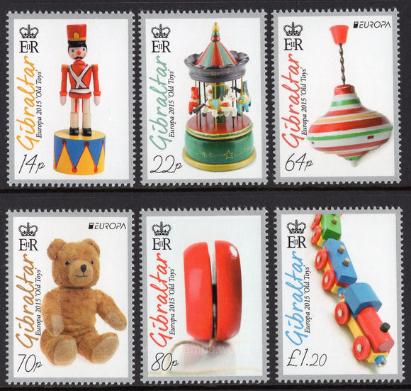 Gibraltar. 2015 Europa. Old Toys. MNH