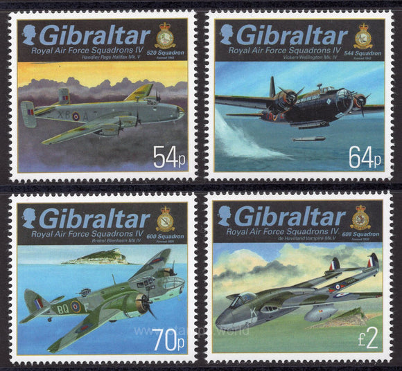 Gibraltar. 2015 RAF Squadrons. MNH