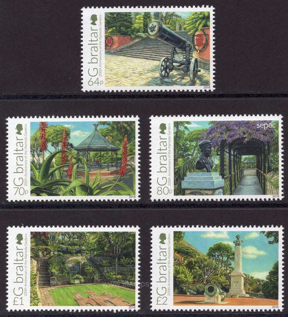 Gibraltar. 2016 Alameda Gardens. MNH