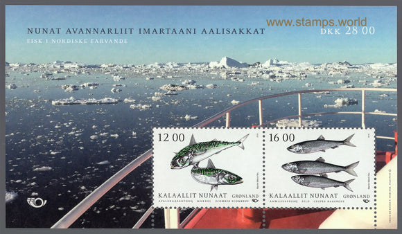 Greenland. 2018 Fish in Nordic Waters. MNH