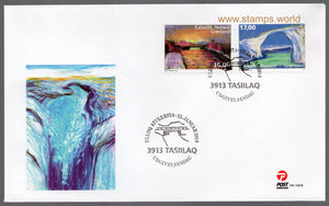Greenland. 2018 Europa. Bridges. Set of 2 FDC