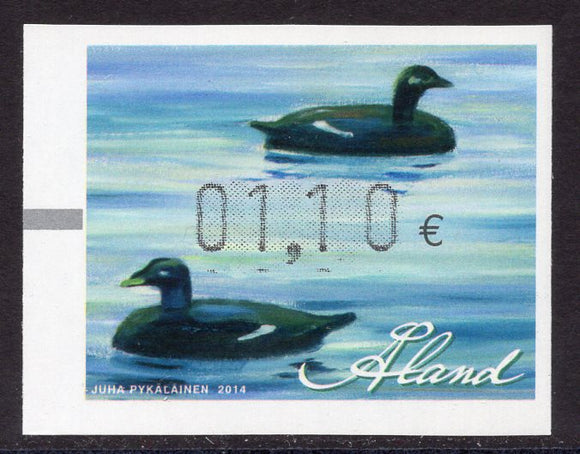 Aland. 2014 Decoys, Velvet Scoter. MNH