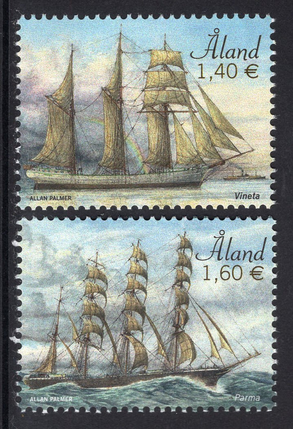 Aland. 2019 Sailing Ships. MNH