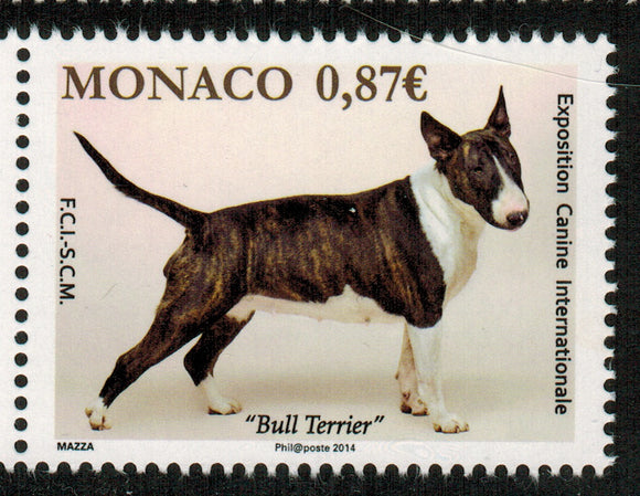Monaco. 2014 International Dog Show. MNH