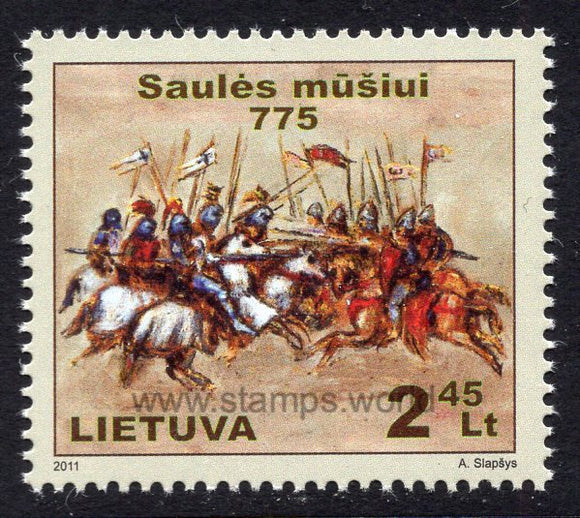 Lithuania. 2011 775th Anniversary of Battle of Saule. MNH