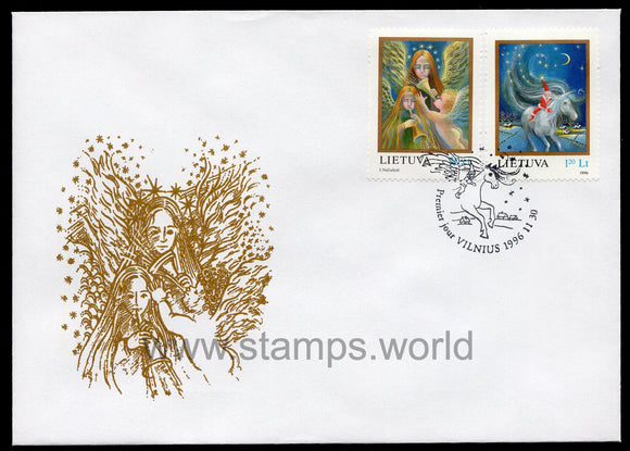 Lithuania. 1996 Christmas and New Year. FDC