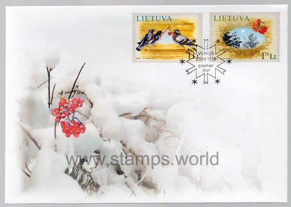 Lithuania. 2006 Christmas and New Year. FDC