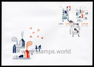 Lithuania. 2017 Christmas and New Year. FDC