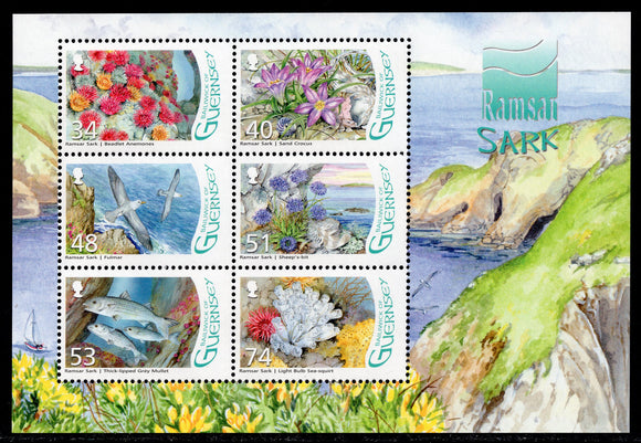 Guernsey. 2008 Sark Ramsar. MNH