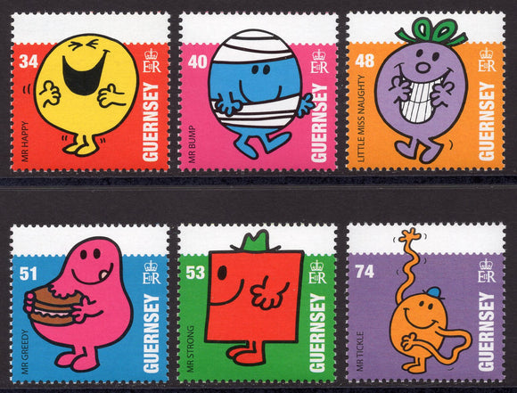 Guernsey. 2008 Mr. Men and Little Miss. MNH