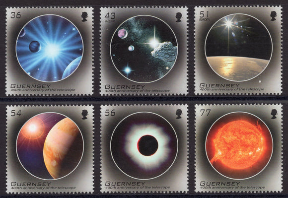 Guernsey. 2009 Europa. Astronomy. MNH