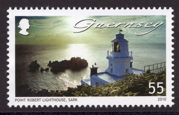 Guernsey. 2010 Point Robert lighthouse. MNH