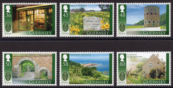 Guernsey. 2010 50th Anniversary of the National Trust of Guernsey. MNH