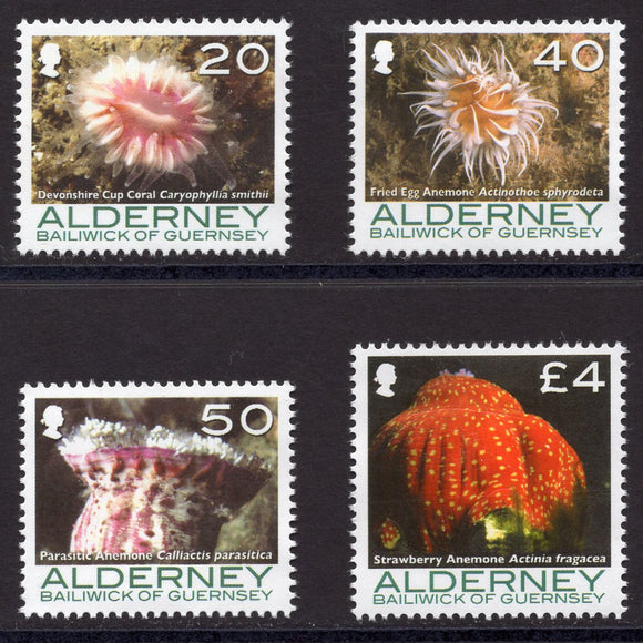 Alderney. 2007 Corals and Anemones. MNH