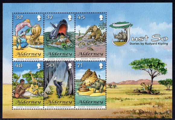 Alderney. 2007 Just So. Stories by Rudyard Kipling. MNH