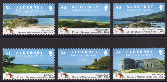 Alderney. 2008 25 Years Of Alderney Stamps. MNH