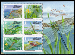 Alderney. 2010 Dragonflies. MNH