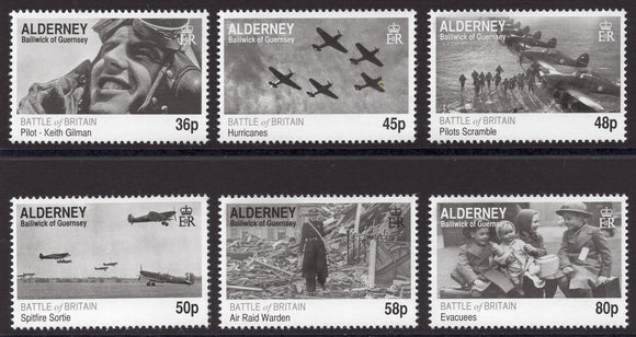 Alderney. 2010 70th Anniversary of Battle of Britain. MNH