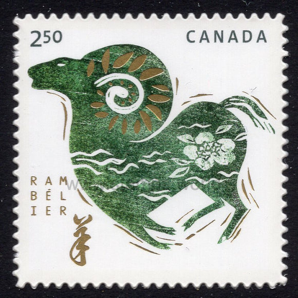 Canada. 2015 Year of the Ram. MNH