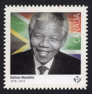 Canada. 2015 Black History. Nelson Mandela. MNH
