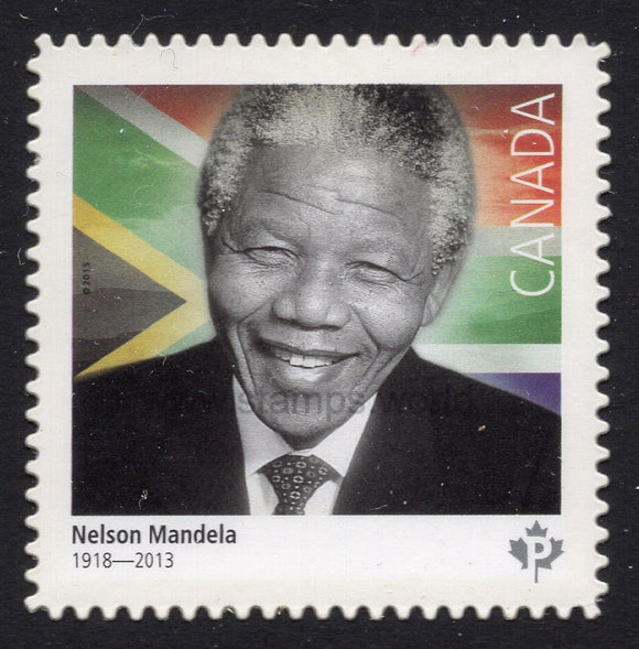 Canada. 2015 Black History. Nelson Mandela. MNH