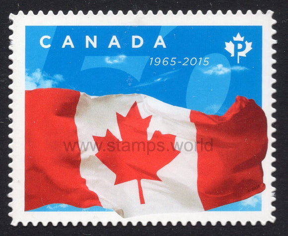 Canada. 2015 The 50th Anniversary of the Canadian Flag.  MNH