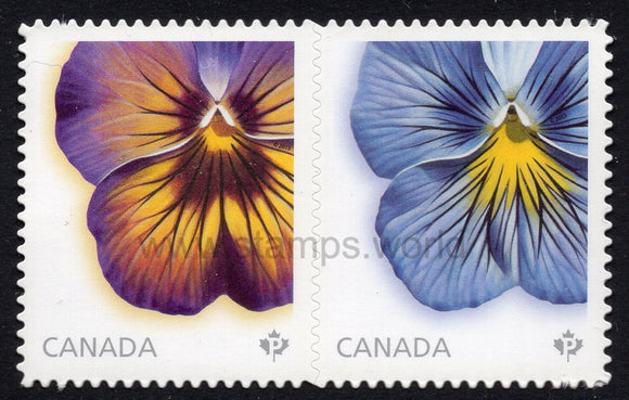 Canada. 2015 Pansies. MNH