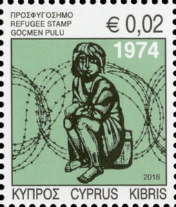 Cyprus. 2018 Refugee stamp. MNH