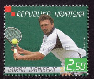 Croatia. 2001 Goran Ivanisevic - Wimbledon Winner. MNH
