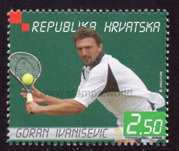 Croatia. 2001 Goran Ivanisevic - Wimbledon Winner. MNH