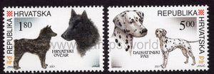 Croatia. 2001 Dogs. MNH
