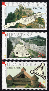 Croatia. 2001 Towers and Fortresses. MNH