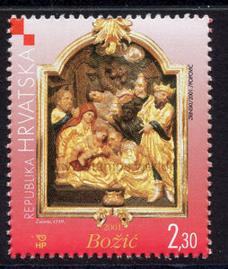 Croatia. 2001 Christmas. MNH
