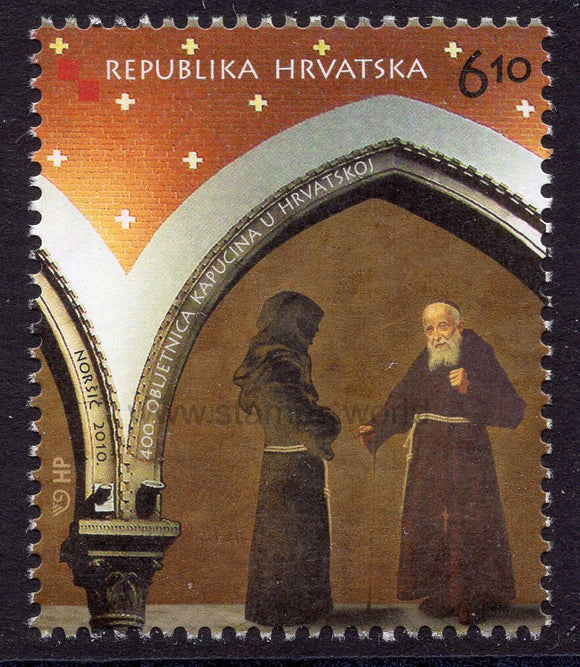 Croatia. 2010 400 years of Capuchins. MNH