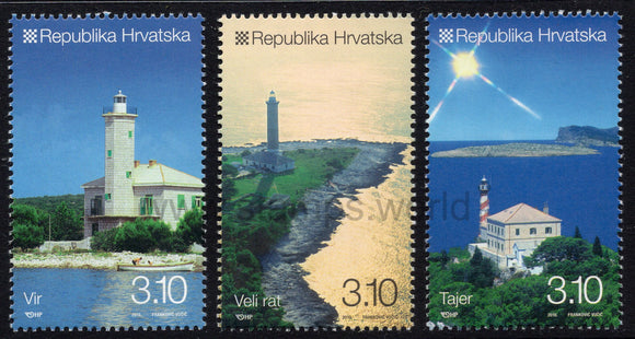 Croatia. 2010 Lighthouses. MNH