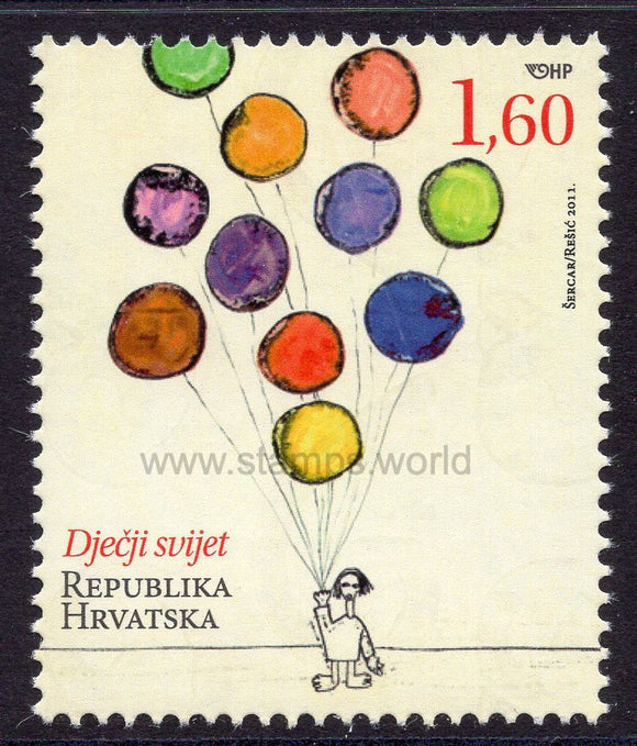 Croatia. 2011 Children's World. MNH