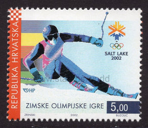Croatia. 2002 Winter Olympic Games. Salt Lake City. MNH