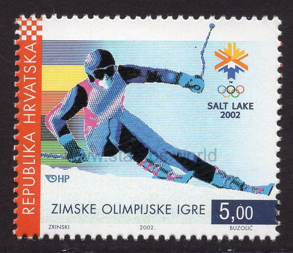 Croatia. 2002 Winter Olympic Games. Salt Lake City. MNH