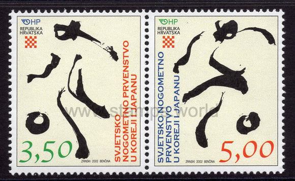 Croatia. 2002 World Football Championship. Japan and Korea. MNH
