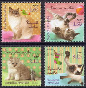 Croatia. 2012 Children's World. Cats. MNH