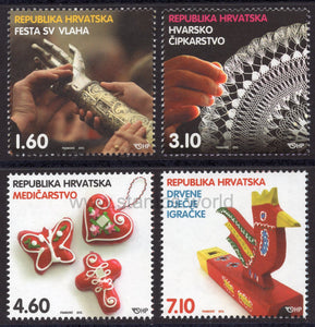 Croatia. 2012 UNESCO. Croatian Intangible Cultural Heritage. MNH