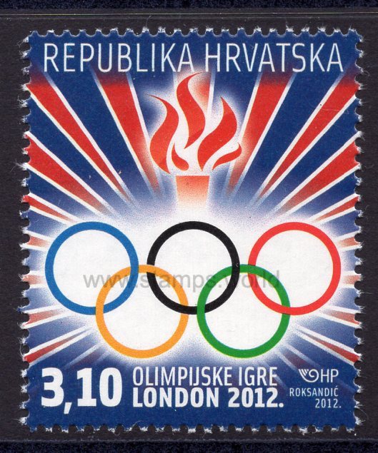 Croatia. 2012 Olympic Games. London. MNH