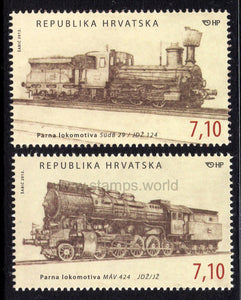 Croatia. 2012 Locomotives. MNH