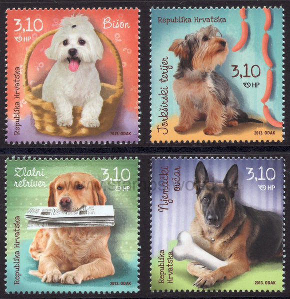 Croatia. 2013 Children's World. Dogs. MNH