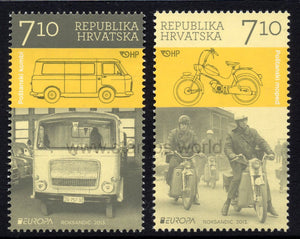 Croatia. 2013 Europa. Postal Vehicles. MNH