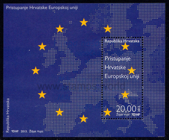 Croatia. 2013 Accession of Croatia to the European Union. MNH